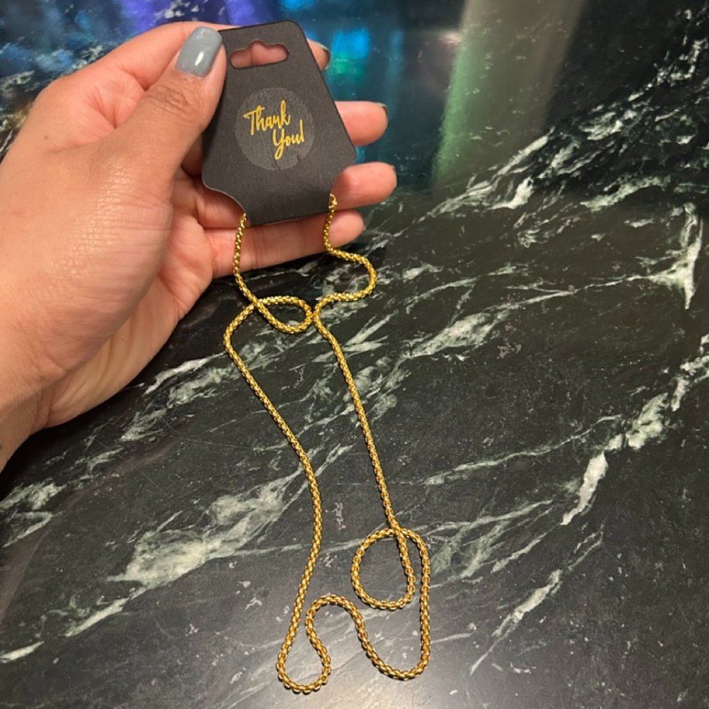 Gold Rope Chain // NEW